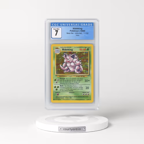1999 Base Set #11/102 Nidoking - Holo (CGC 7 NM)