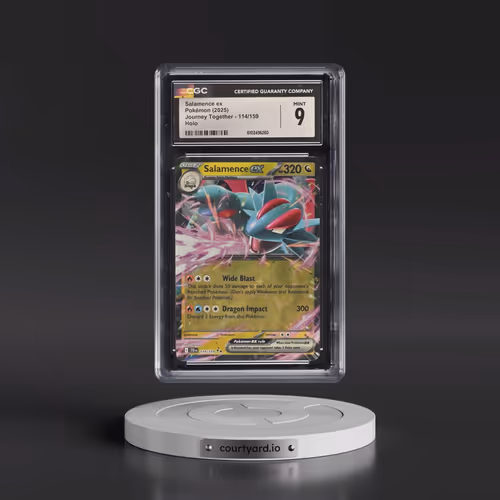 2025 Pokémon Jtg EN-Journey Together #114 Salamence EX - Holo (CGC 9 MINT)