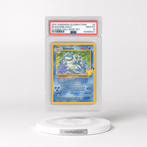 2021 Pokémon Celebrations Classic Collection #2 Blastoise - Holo (PSA 10 GEM MINT)