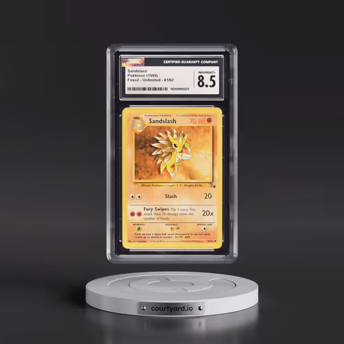 1999 Fossil #41/62 Sandslash (CGC 8.5 NM-MT+)