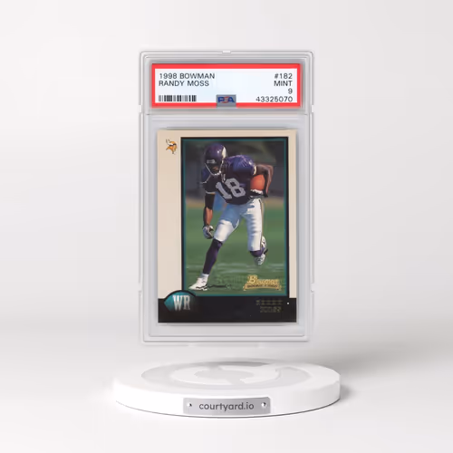 1998 Bowman #182 Randy Moss (PSA 9 MINT)