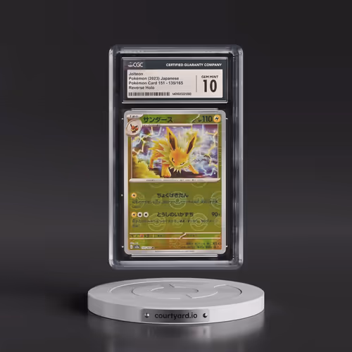 2023 Pokémon Card 151 #135/165 Jolteon - Reverse Holo Poké Ball (CGC 10 GEM MINT)