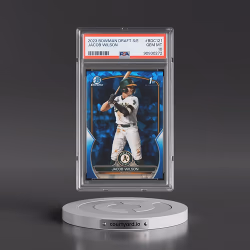 2023 Bowman Draft Sapphire Edition #BDC121 Jacob Wilson (PSA 10 GEM MINT)