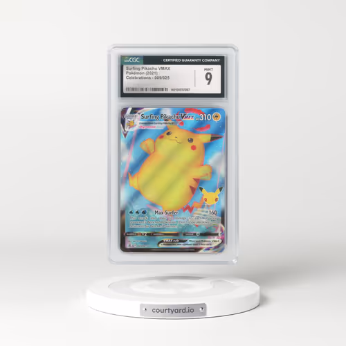 2021 Celebrations #009/025 Surfing Pikachu VMAX - Holo (CGC 9 MINT)