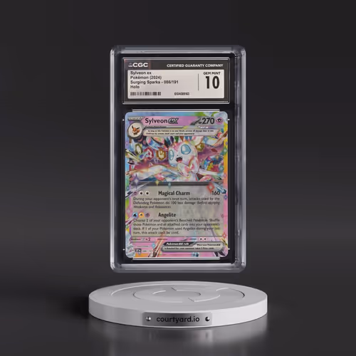 2024 Surging Sparks - SSP EN #086/191 Sylveon ex - Holo (CGC 10 GEM MINT)