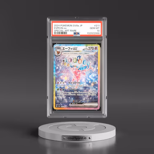 2024 Pokémon Sv8a-Terastal Fest EX #211 Espeon EX - Holo Special Art Rare (PSA 10 GEM MINT)