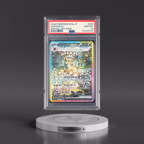 2024 Pokémon Sv8a-Terastal Fest EX #200 Leafeon EX - Holo Special Art Rare (PSA 10 GEM MINT)
