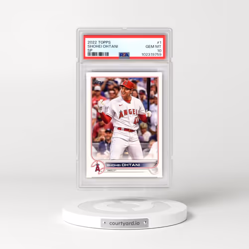 2022 Topps #1 Shohei Ohtani - SP (PSA 10 GEM MINT)