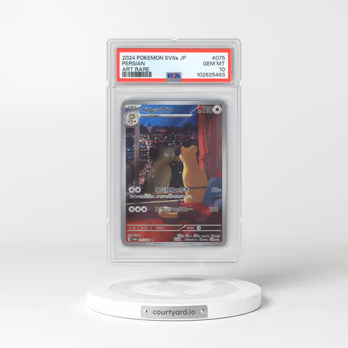 2024 Pokémon Sv6a-Night Wanderer #075 Persian - Art Rare (PSA 10 GEM MINT)