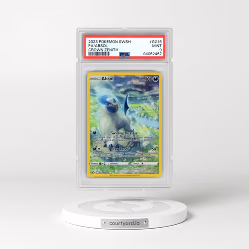 2023 Pokémon Sword and Shield Crown Zenith #GG16 Absol - Full Art (PSA 9 MINT)
