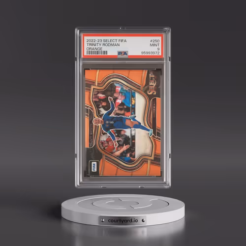 2022 Panini Select FIFA #250 Trinity Rodman - Orange (PSA 9 MINT)