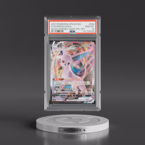 2021 Pokémon Sword & Shield Eevee Heroes Vmax Special Set #004 Espeon Vmax - Full Art (PSA 10 GEM MINT)