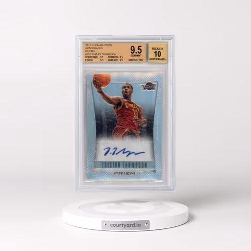 2012 Panini Prizm Autographs Prizms #35 Tristan Thompson (BGS 9.5 GEM MINT)