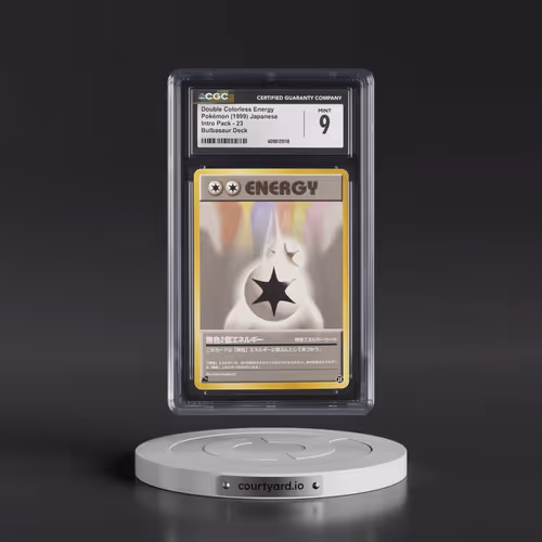1999 Intro Pack #23 Double Colorless Energy - Bulbasaur Deck (CGC 9 MINT)