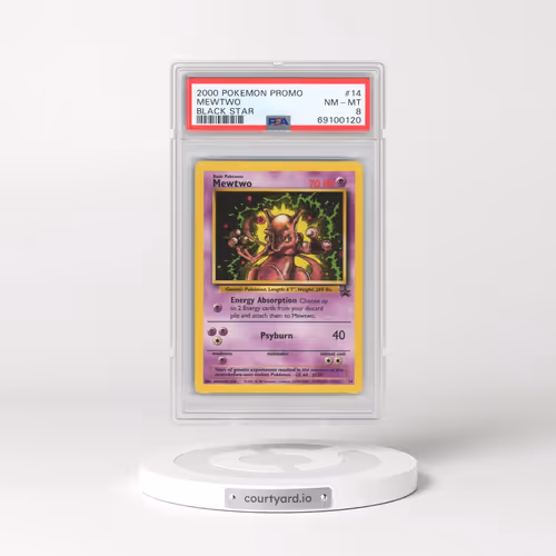 2000 Pokémon Promo Black Star #14 Mewtwo (PSA 8 NM-MT)