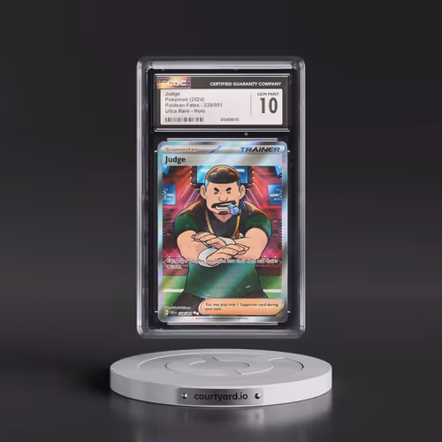 2024 Pokémon Paf EN-Paldean Fates #228 Judge - Ultra Rare (CGC 10 GEM MINT)