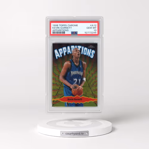 1998 Topps Chrome Apparitions #A12 Kevin Garnett (PSA 10 GEM MINT)