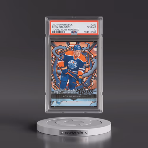 2024 Upper Deck Young Guns Renewed #223 Leon Draisaitl (PSA 10 GEM MINT)