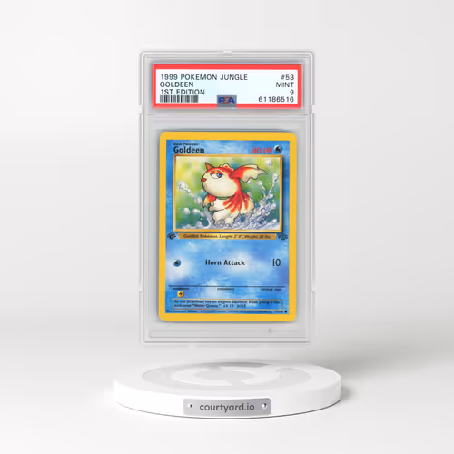 1999 Pokémon Jungle #53 Goldeen - 1st Edition (PSA 9 MINT)