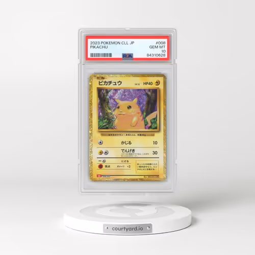2023 Pokémon Cll-Trading Card Game Classic Charizard & HO-Oh EX Deck #008 Pikachu (PSA 10 GEM MINT)