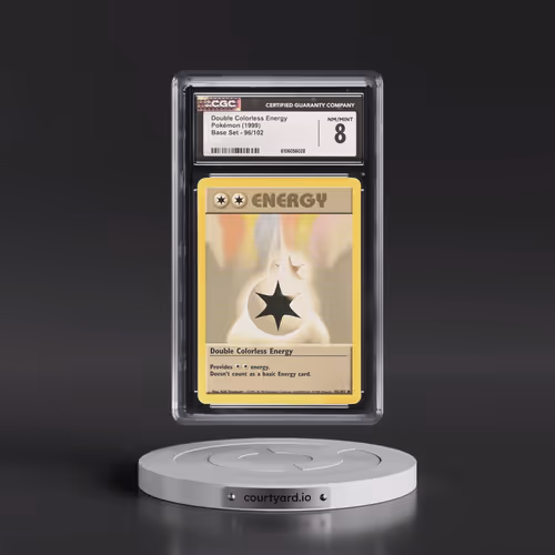 1999 Base Set #96/102 Double Colorless Energy (CGC 8 NM-MT)