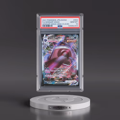2021 Pokémon Sword & Shield Gengar Vmax High-Class Deck #002 Gengar Vmax - Full Art (PSA 10 GEM MINT