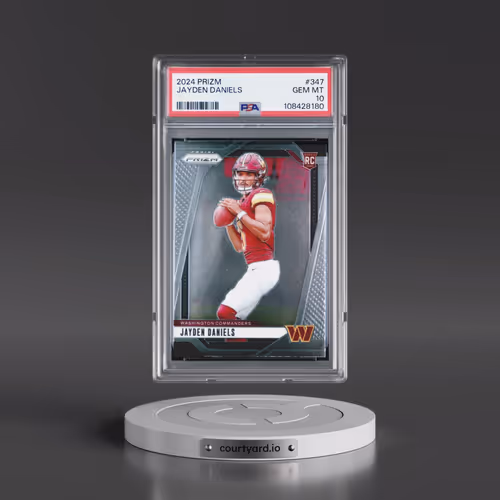 2024 Panini Prizm #347 Jayden Daniels (PSA 10 GEM MINT)
