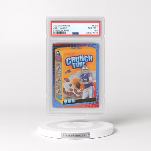 2022 Panini Donruss Crunch Time #CT3 Josh Allen (PSA 8.5 NM-MT+)