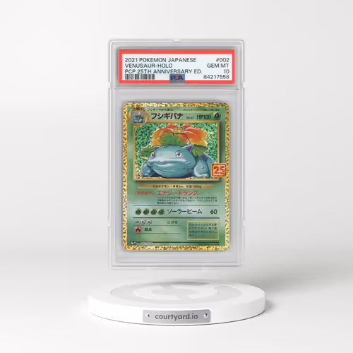 2021 Pokémon Promo Card Pack 25th Anniversary Edition #002 Venusaur - Holo (PSA 10 GEM MINT)