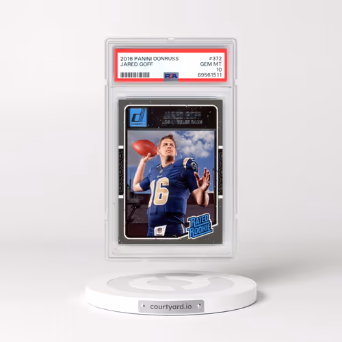 2016 Panini Donruss #372 Jared Goff (PSA 10 GEM MINT)