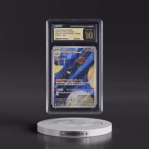 2025 Pokémon SV10-Glory of Team Rocket #104 Team Rocket's Orbeetle - Art Rare (CGC 10 PRISTINE)