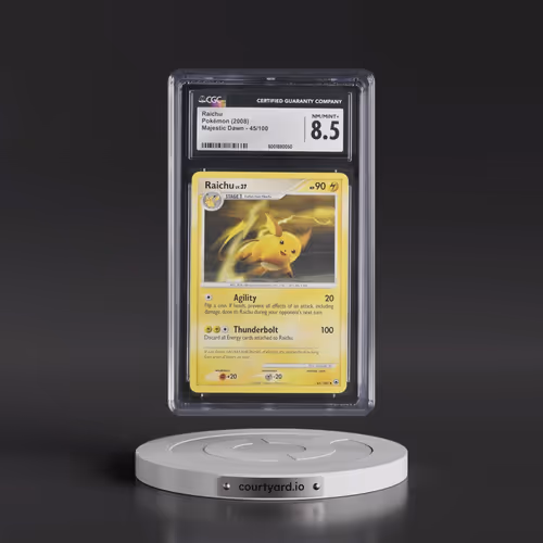 2008 Majestic Dawn #45/100 Raichu (CGC 8.5 NM-MT+)