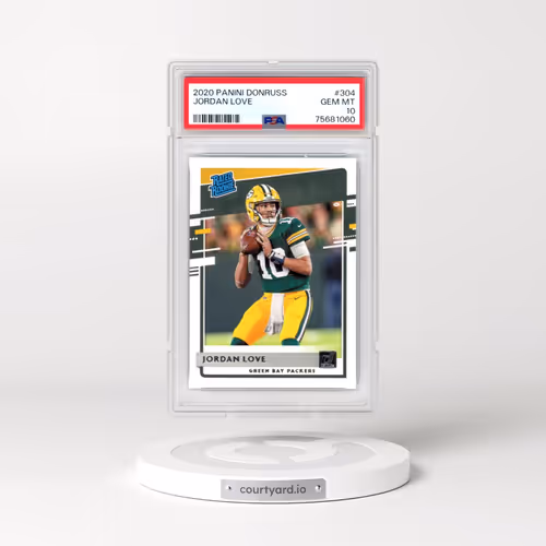 2020 Panini Donruss #304 Jordan Love (PSA 10 GEM MINT)