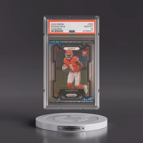 2023 Panini Prizm #350 Rashee Rice - Pandora (PSA 10 GEM MINT)