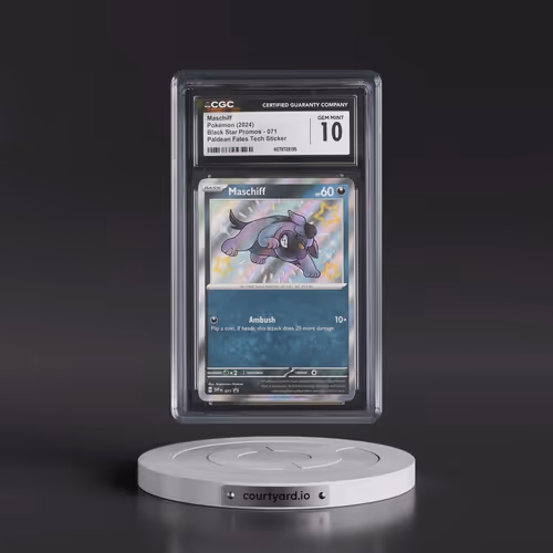 2023 Black Star Promos - Scarlet & Violet SVP EN #071 Maschiff - Paldean Fates Tech Sticker/ 3-pk. B