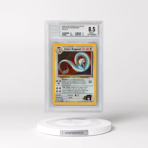 2000 Gym Heroes #4 Erika's Dragonair - Holo (BGS 8.5 NM-MT+)