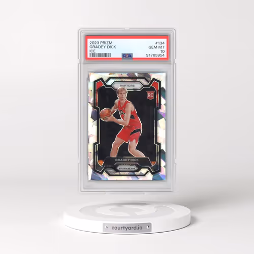 2023 Panini Prizm #134 Gradey Dick - Ice (PSA 10 GEM MINT)