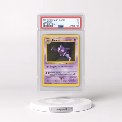 1999 Pokémon Game #29 Haunter - 1st Edition (PSA 5 EX)
