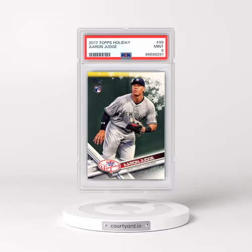 2017 Topps Holiday #99 Aaron Judge (PSA 9 MINT)
