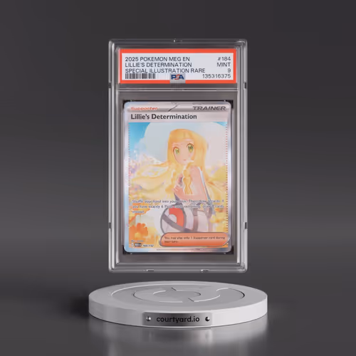 2025 Pokémon Meg EN-Mega Evolution #184 Lillie's Determination - Special Illustration Rare (PSA 9 MI