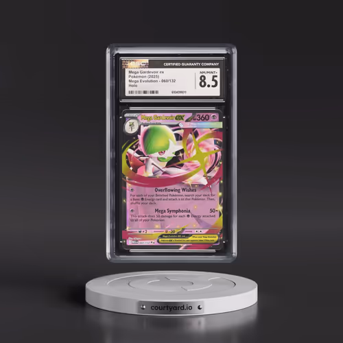2025 Pokémon Meg EN-Mega Evolution #060 Mega Gardevoir EX - Holo (CGC 8.5 NM-MT+)