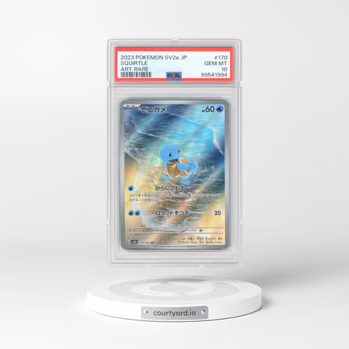 2023 Pokémon Sv2a-Pokemon 151 #170 Squirtle - Art Rare (PSA 10 GEM MINT)