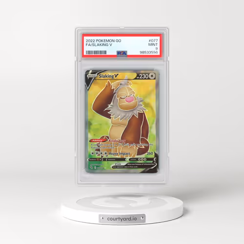 2022 Pokémon Go #077 Slaking V - Holo Full Art (PSA 9 MINT)