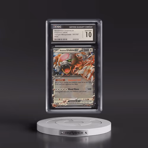2024 Pokémon Twm EN-Twilight Masquerade #141 Bloodmoon Ursaluna EX - Holo (CGC 10 GEM MINT)