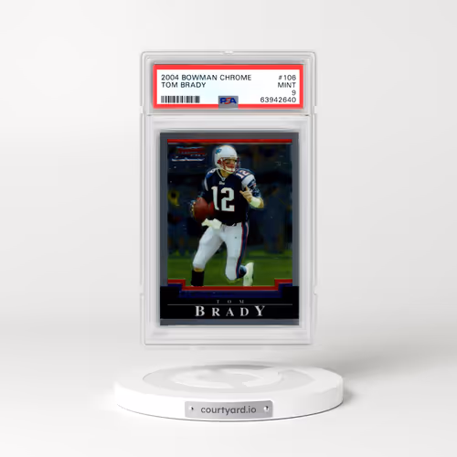 2004 Bowman Chrome #106 Tom Brady (PSA 9 MINT)