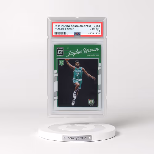 2016 Panini Donruss Optic #153 Jaylen Brown (PSA 10 GEM MINT)