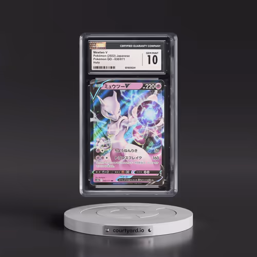 2022 Pokémon GO #030/071 Mewtwo V - Holo (CGC 10 GEM MINT)