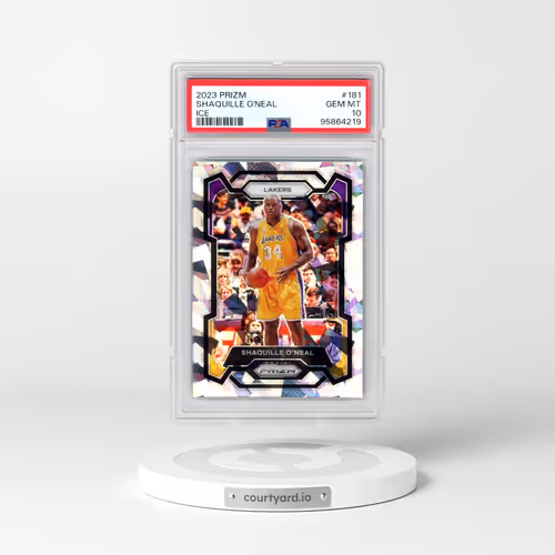 2023 Panini Prizm #181 Shaquille O'Neal - Ice (PSA 10 GEM MINT)