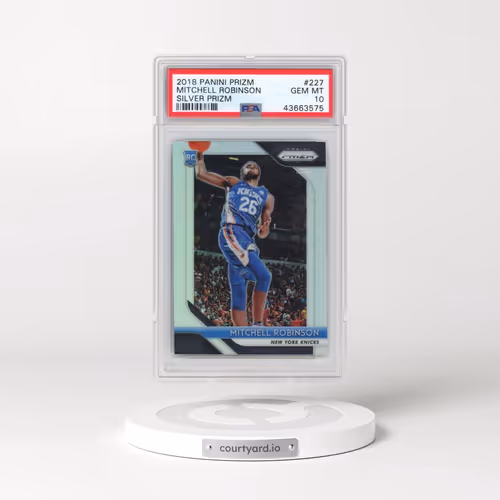 2018 Panini Prizm #227 Mitchell Robinson - Silver Prizm (PSA 10 GEM MINT)