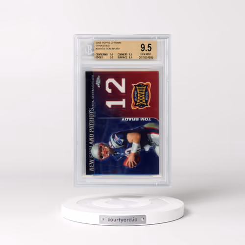 2008 Topps Chrome Dynasties #TB Tom Brady (BGS 9.5 GEM MINT)